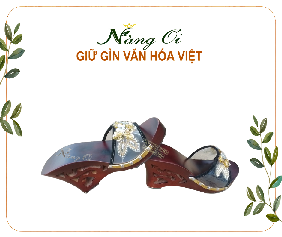 guốc lọng cao 10cm